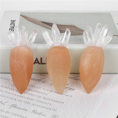 Selenite Carrot Crystal