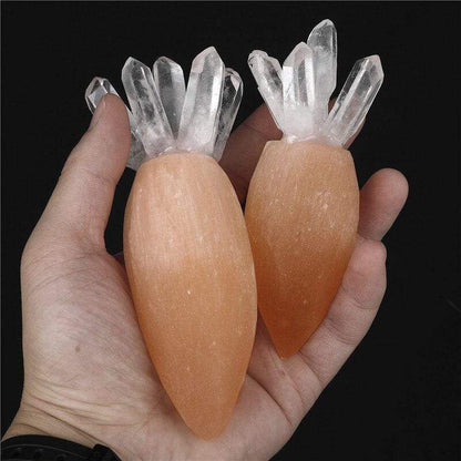 Selenite Carrot Crystal