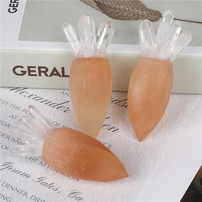 Selenite Carrot Crystal