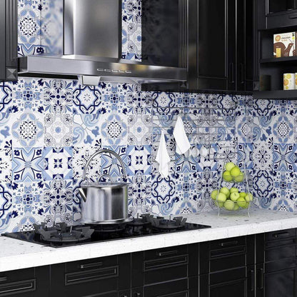 Self Adhesive Moroccan Tile Wallpaper Tiles