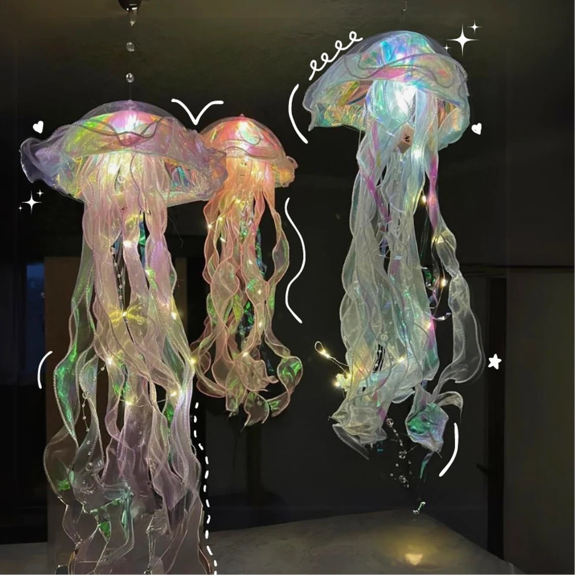 Serene Jellyfish Lamp