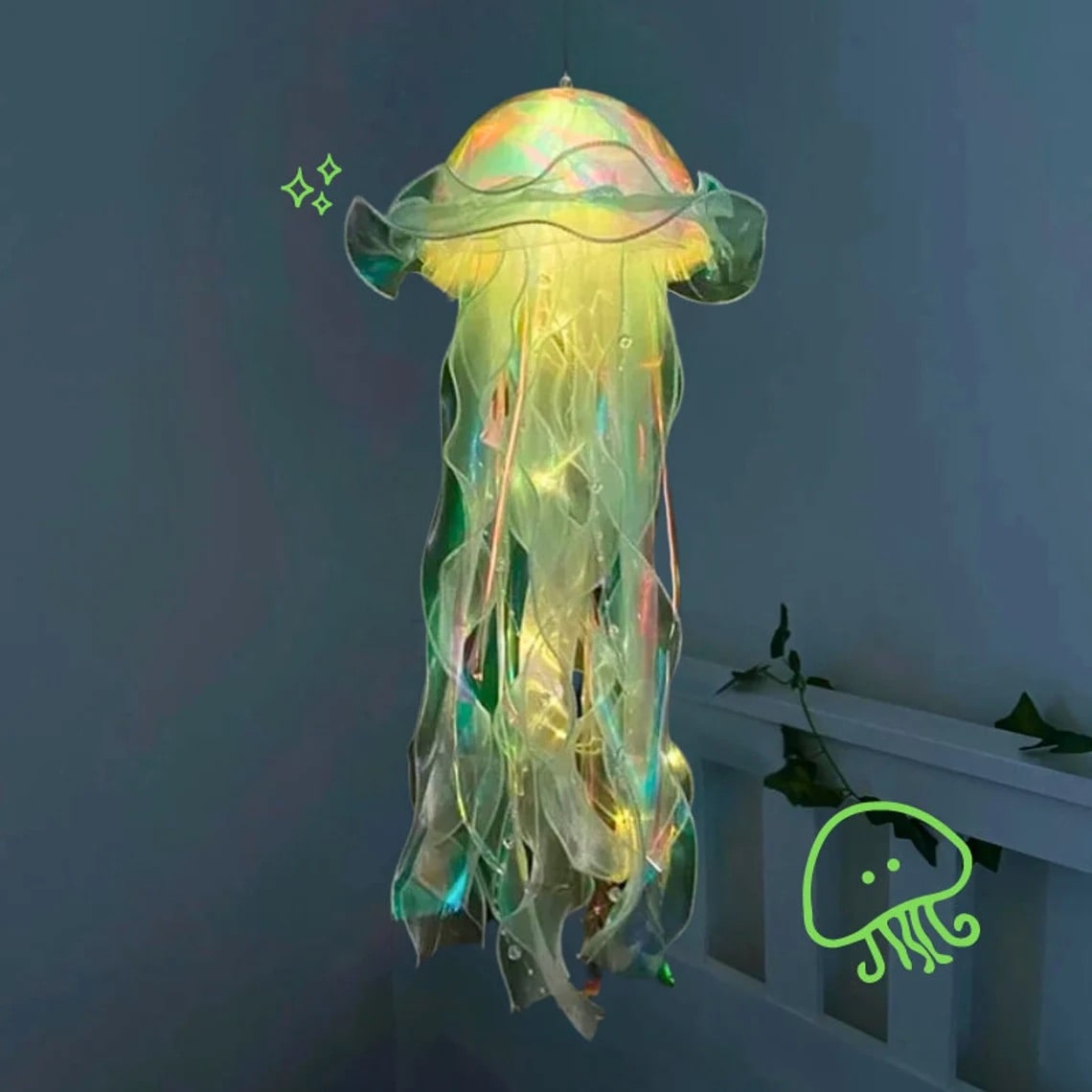 Serene Jellyfish Lamp
