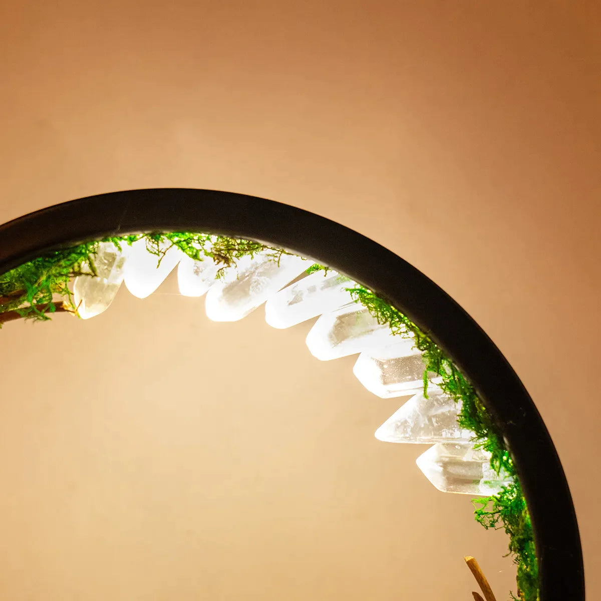 Natural Quartz Forest Lamp