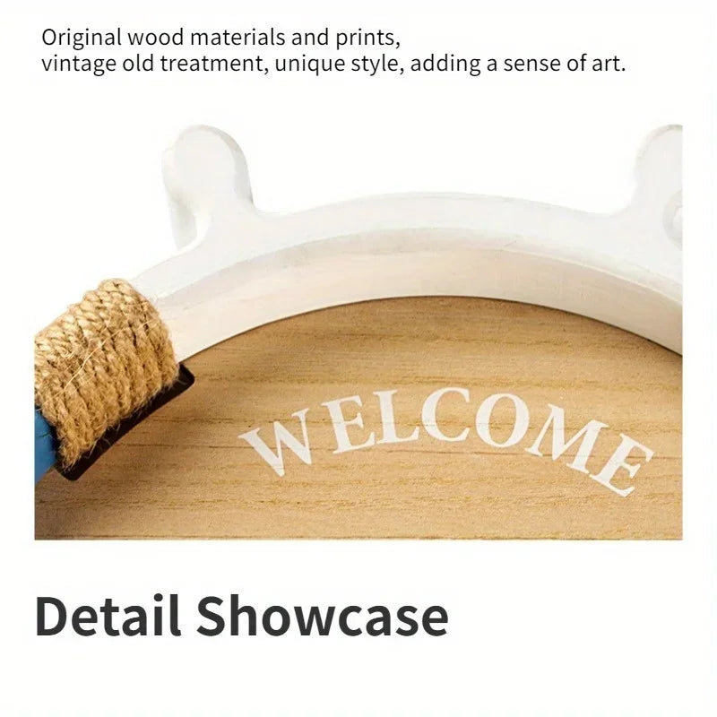 Nautical Wooden Rudder Tray