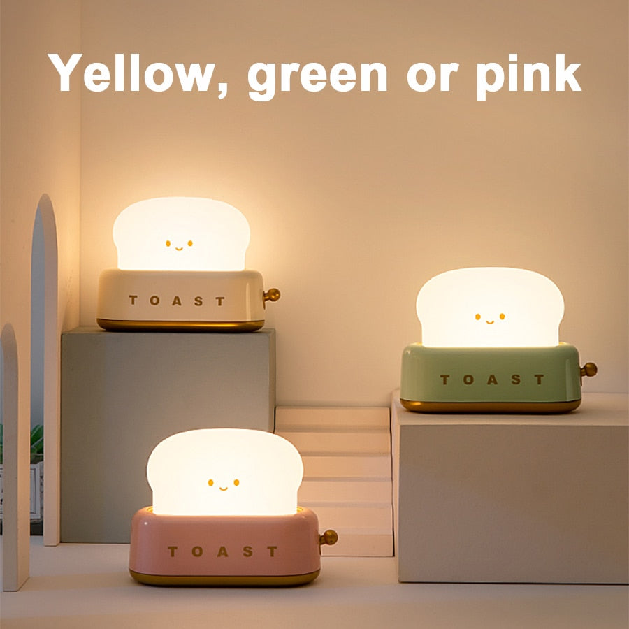 Cartoon Toast Night Light