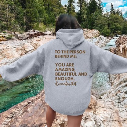 Dear Person Behind Me Hoodie