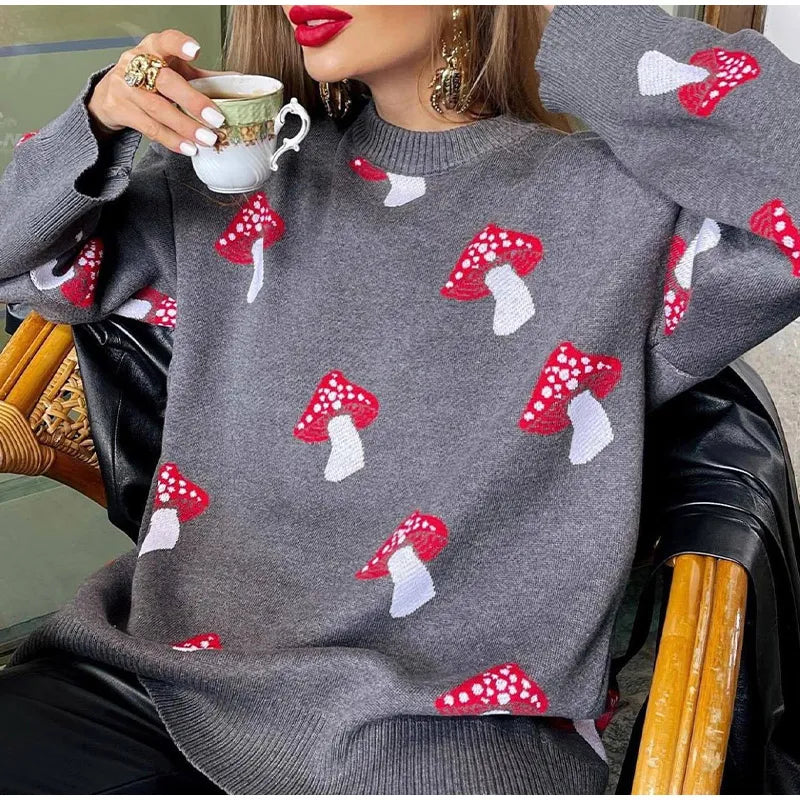 Mushroom Haven Sweater