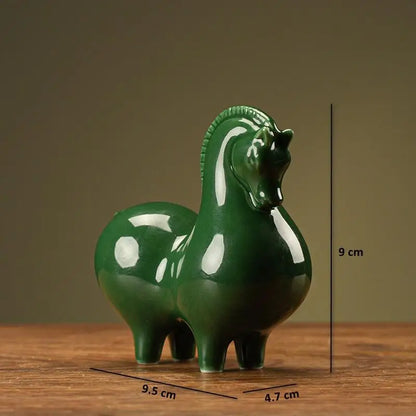 Chinese Tang Dynasty Style Ceramic Horse Figurine