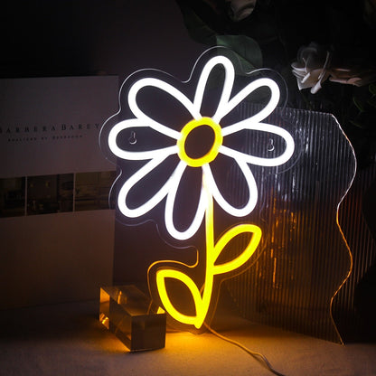 Cute Daisy Neon Light