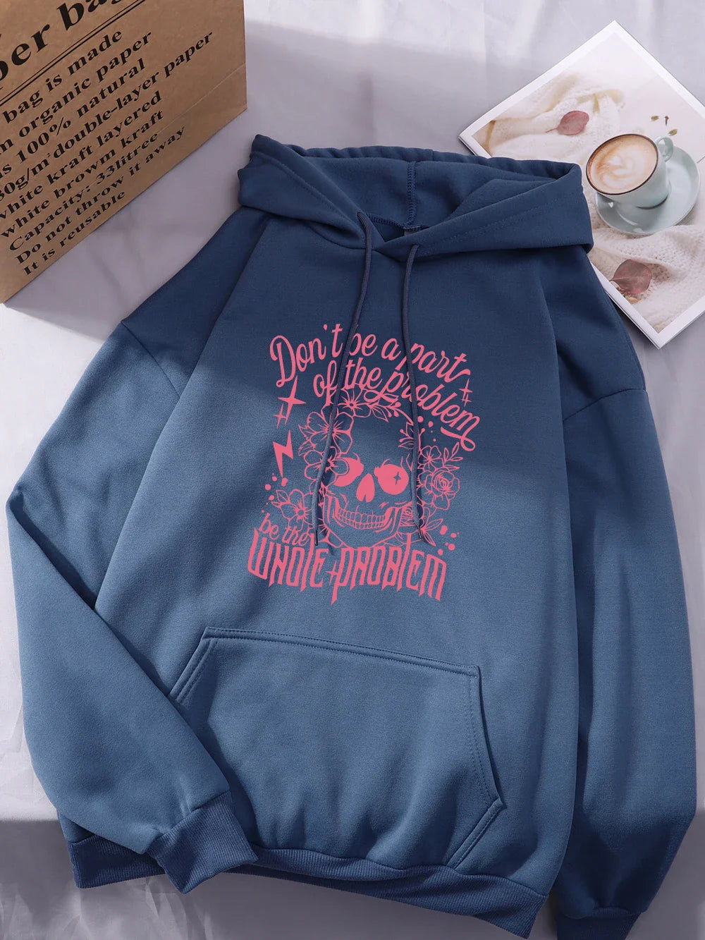 Sei nicht Teil des Problems Hoodie