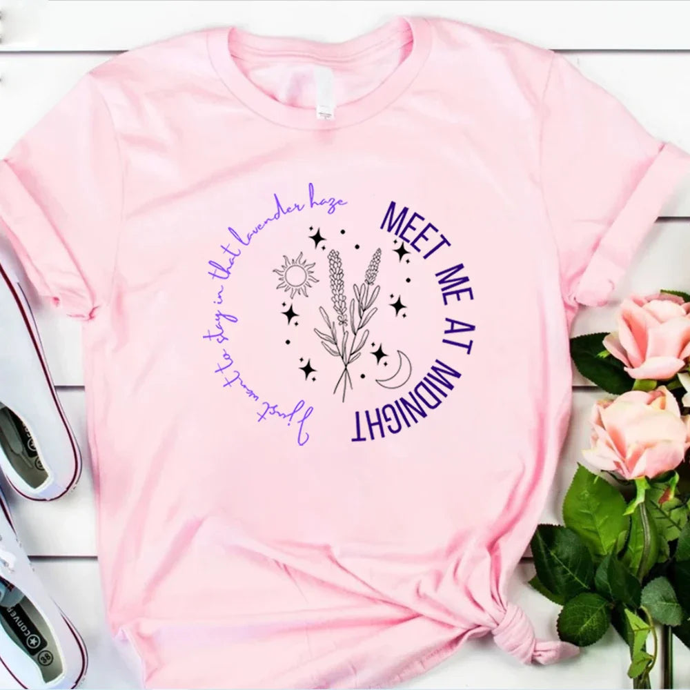 T-shirt graphique Lavender Haze Midnight
