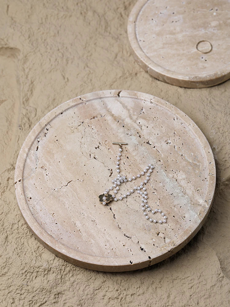 Minimalist Stone Vanity Tray