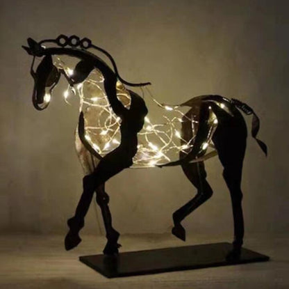 Metal Horse Sculpture