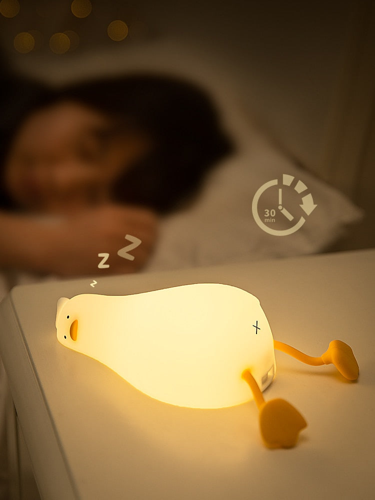 Quirky Lie Down Duck Sleep Lamp