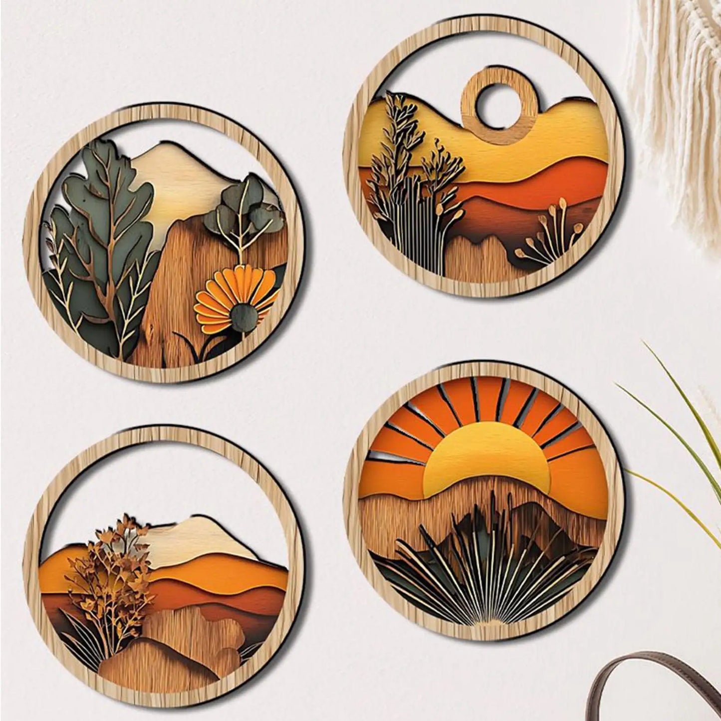 Whispers of the Sunset Wall Art Collection (4Pcs)