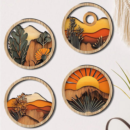 Whispers of the Sunset Wall Art Collection (4Pcs)