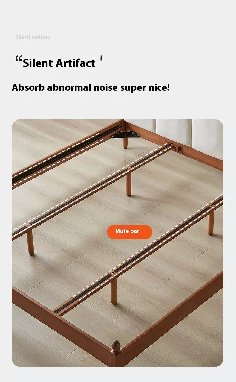 CrownRest™ Solid Wood Bed