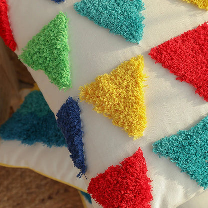 Rainbow Tufted Cushion Covers