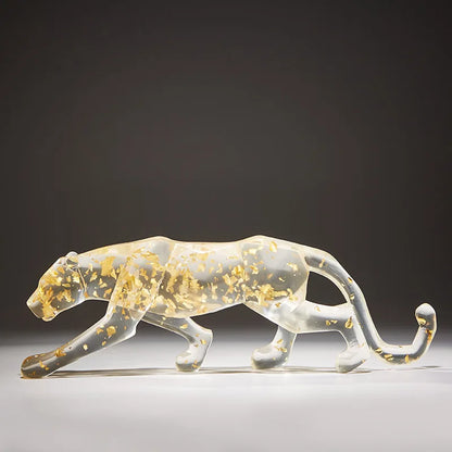 Colorful Leopard Sculptures