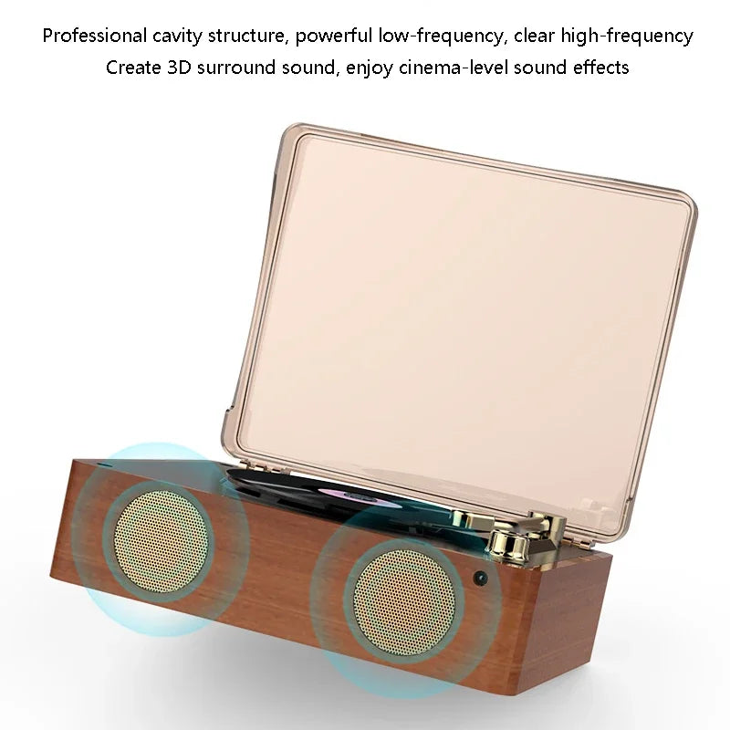 All-in-One Retro CD Player with Bluetooth