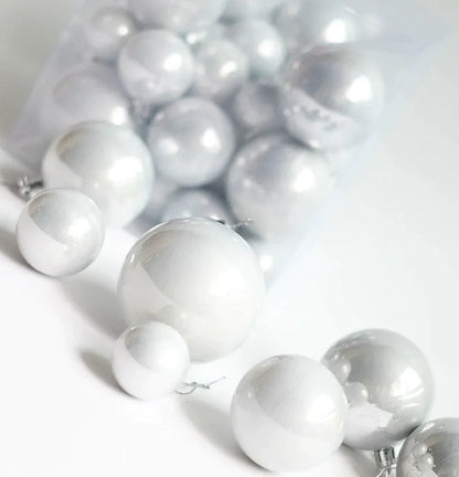 Pearl Christmas Balls Tree Decor