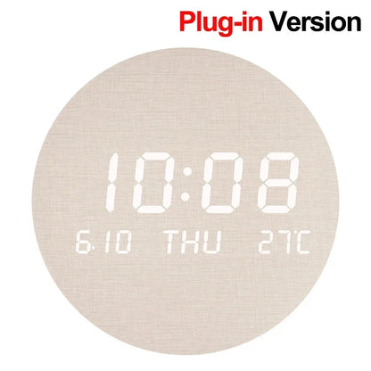 AuraSphere LED Digital Wall Clock