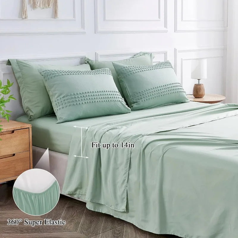 Set biancheria da letto trapuntata Boho