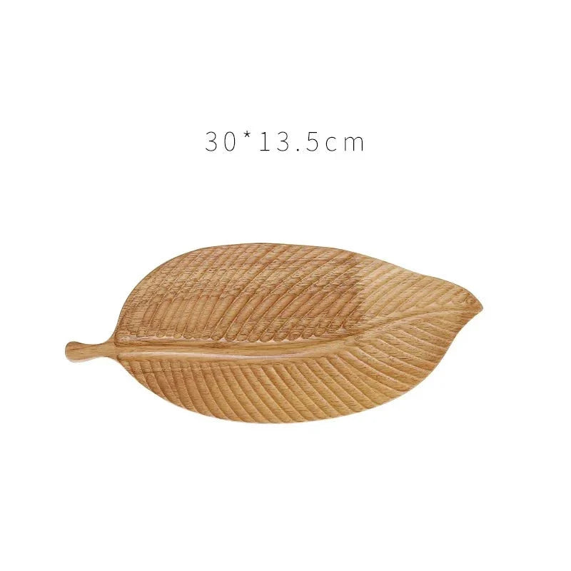 Leaf Shape Fruit Plate