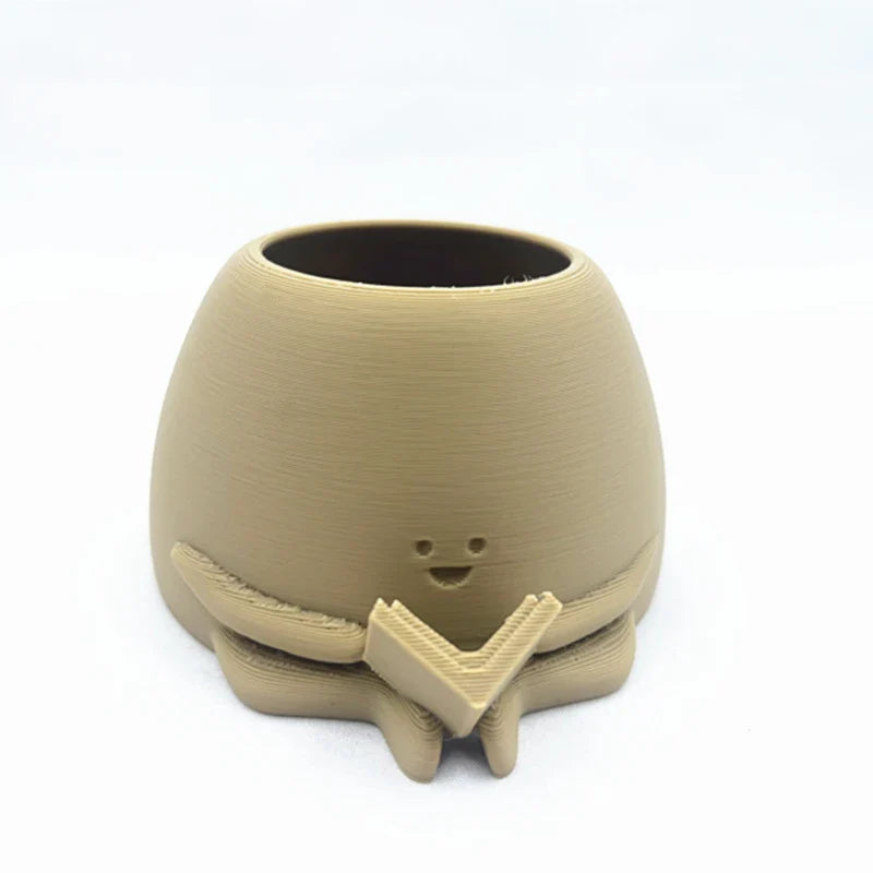 Cute Reading Book Pot