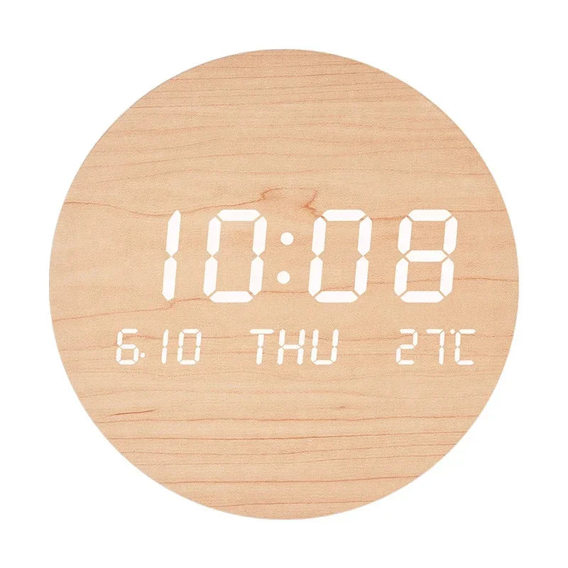 AuraSphere LED Digital Wall Clock