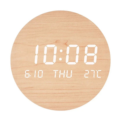 AuraSphere LED Digital Wall Clock
