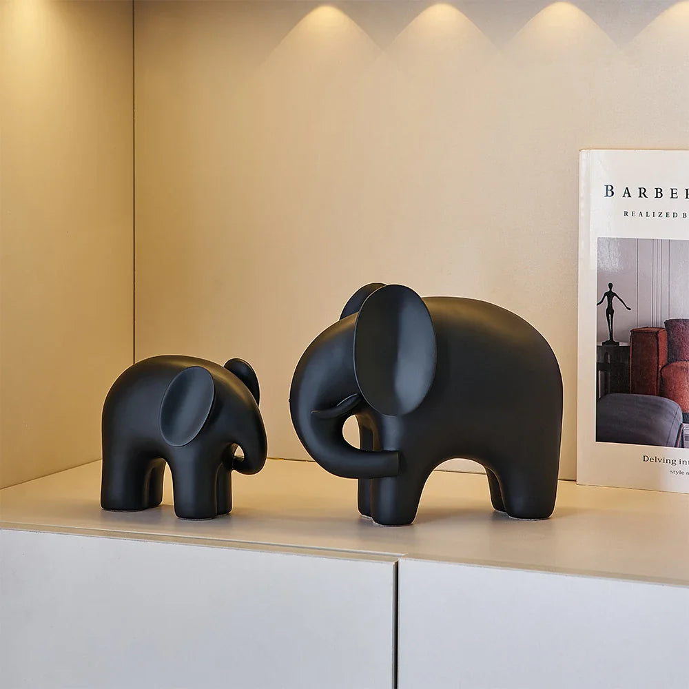 Creative Elephant Figurine Home Decor