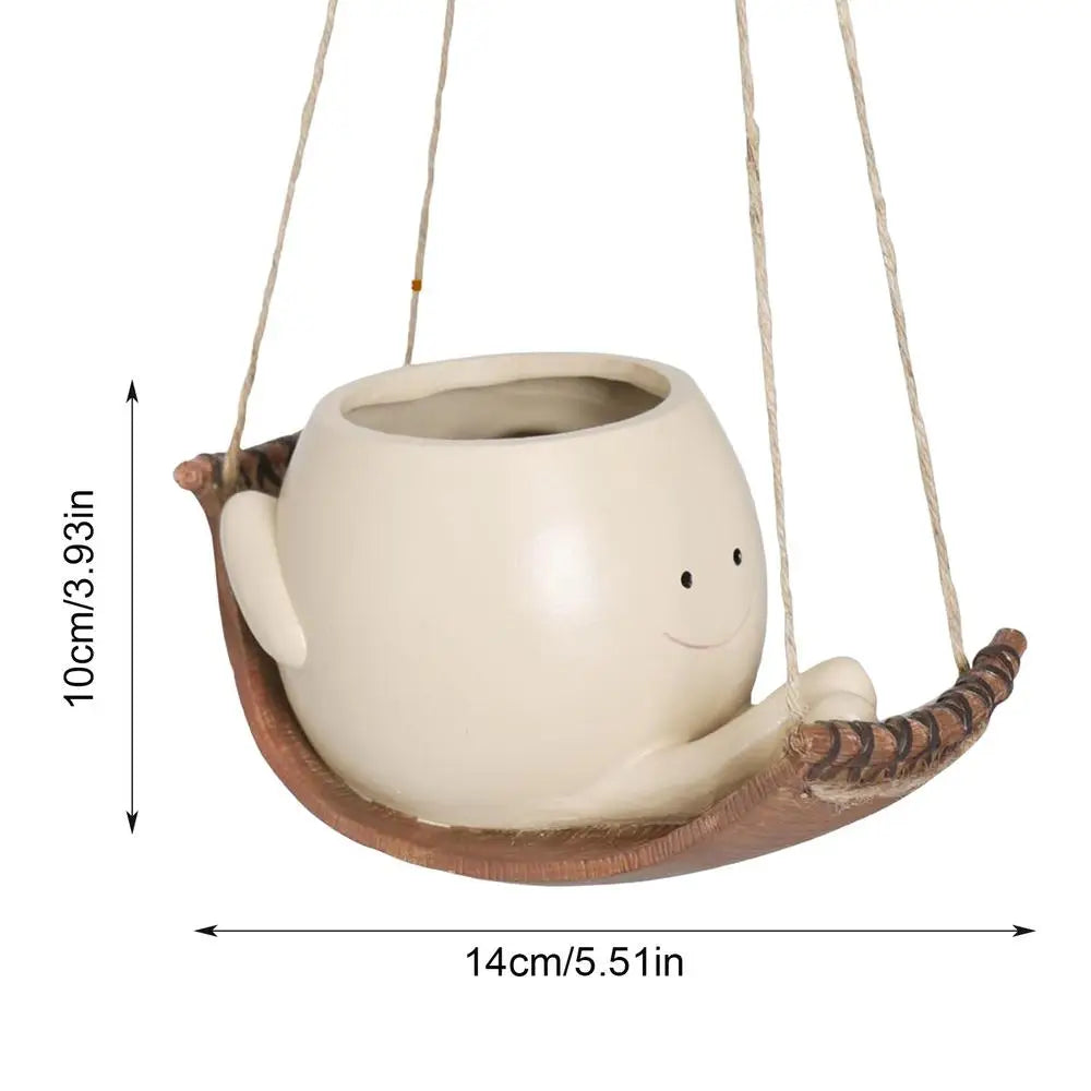 Smiling Swing Flower Pot