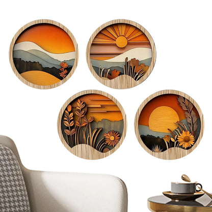 Whispers of the Sunset Wall Art Collection (4Pcs)