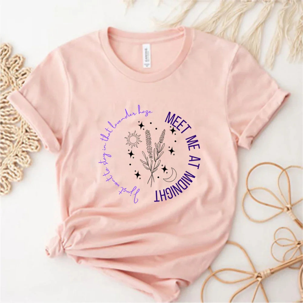 T-shirt graphique Lavender Haze Midnight