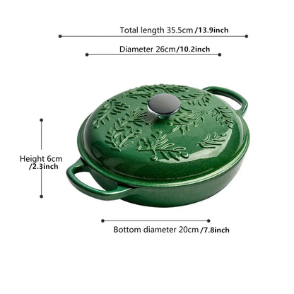 AuraDutch™ Enameled Cast Iron Dutch Oven