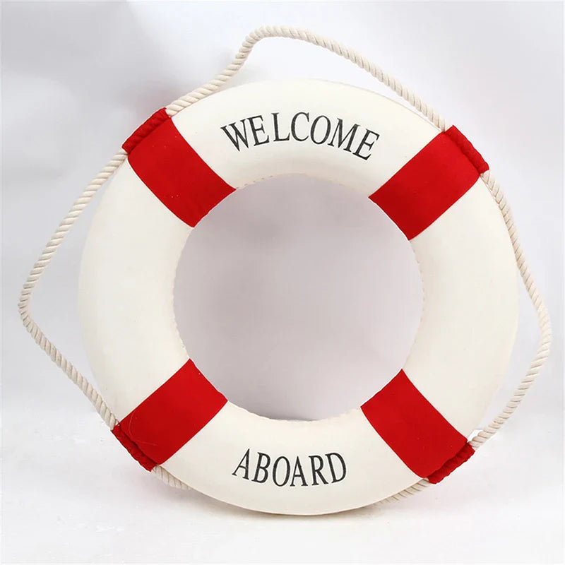 Nautical Life Buoy Wall Decor