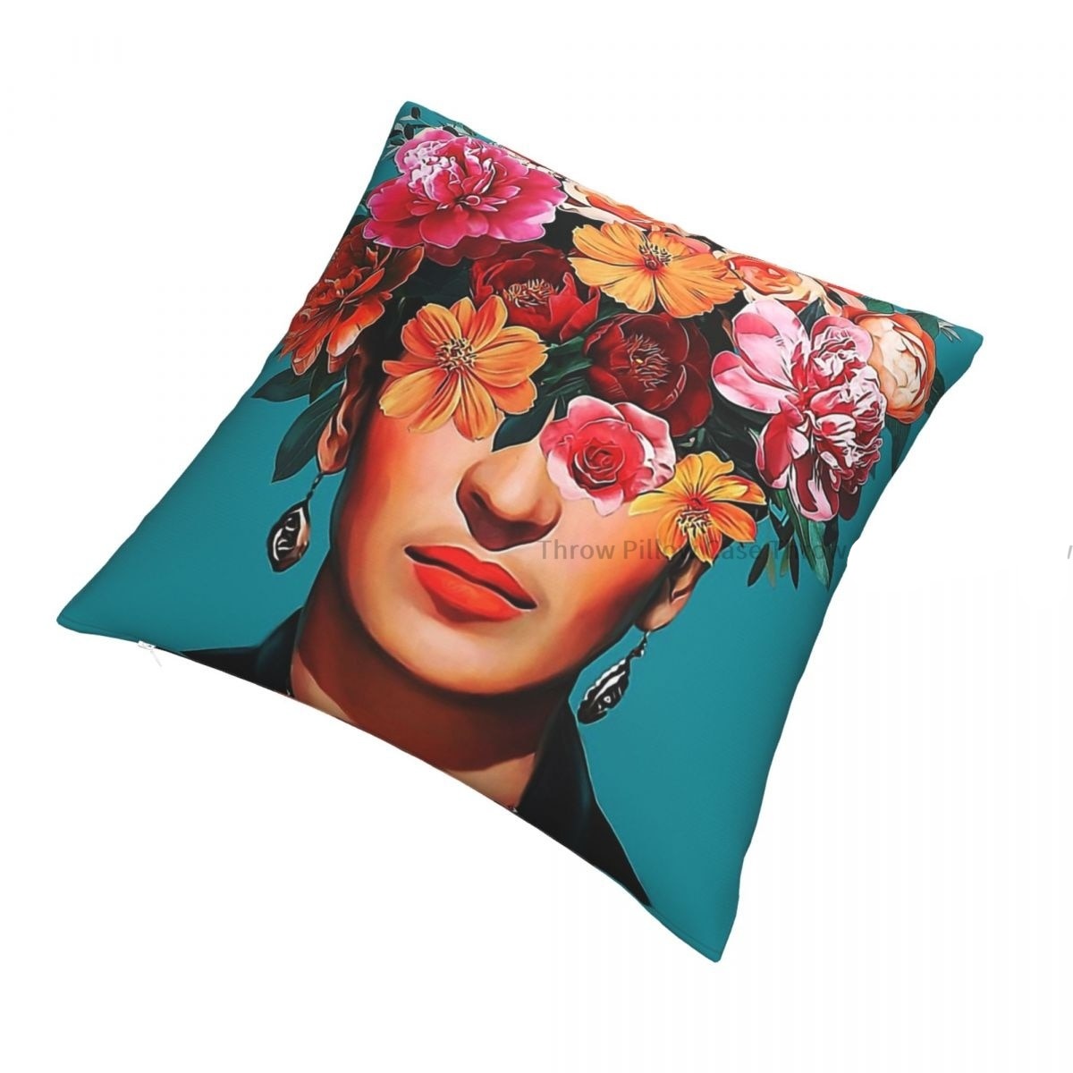 Mexican Flower Woman Cushion