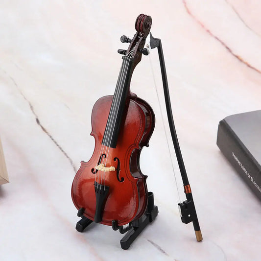 Miniature Wooden Cello Replica