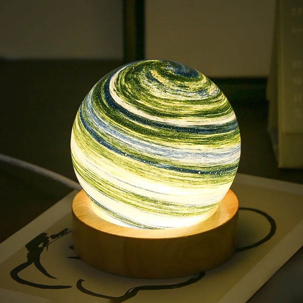 Crystal Ball Planet Night Light