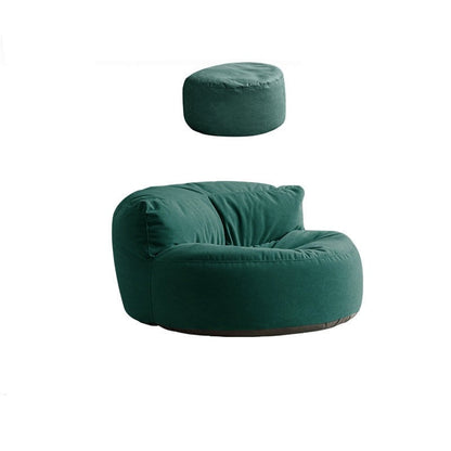 Chenille Bean Bag Pouf Chair Set