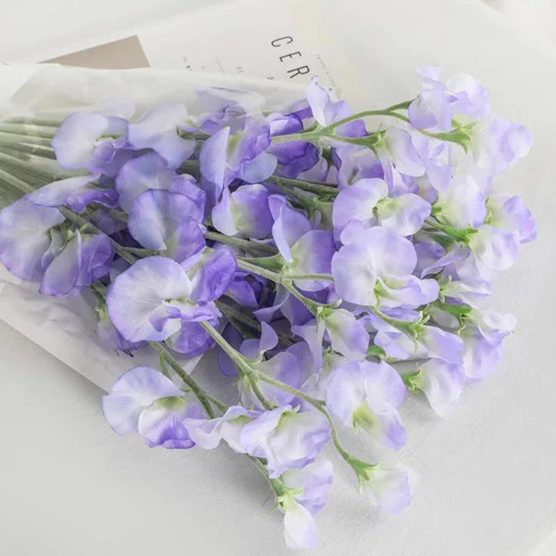 SakuraPea™ Faux Sweet Pea Bouquet