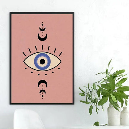 Abstract Eye Quotes Canvas Art