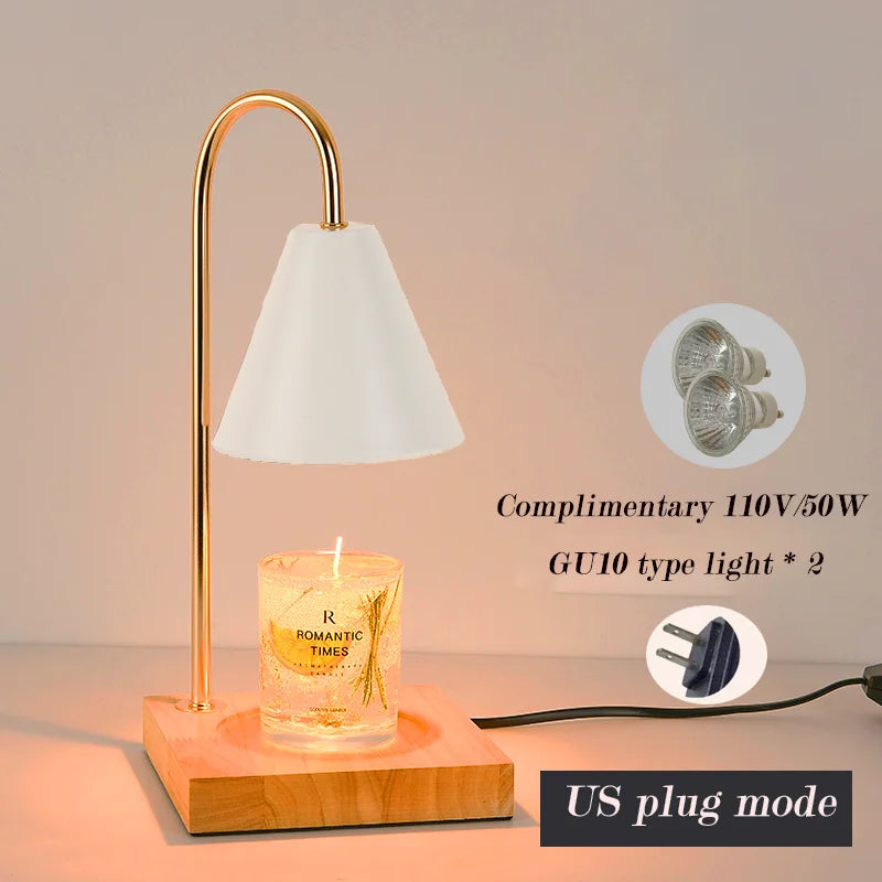 Lampe chauffe-bougie avec minuterie