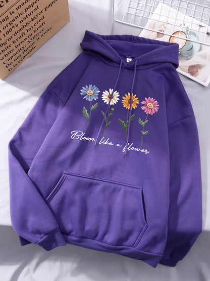 Bloom Like A Flower Hoodie