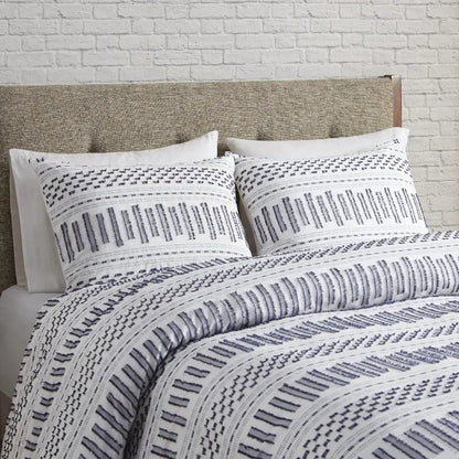 Mid-Century Geometric Bedding Set