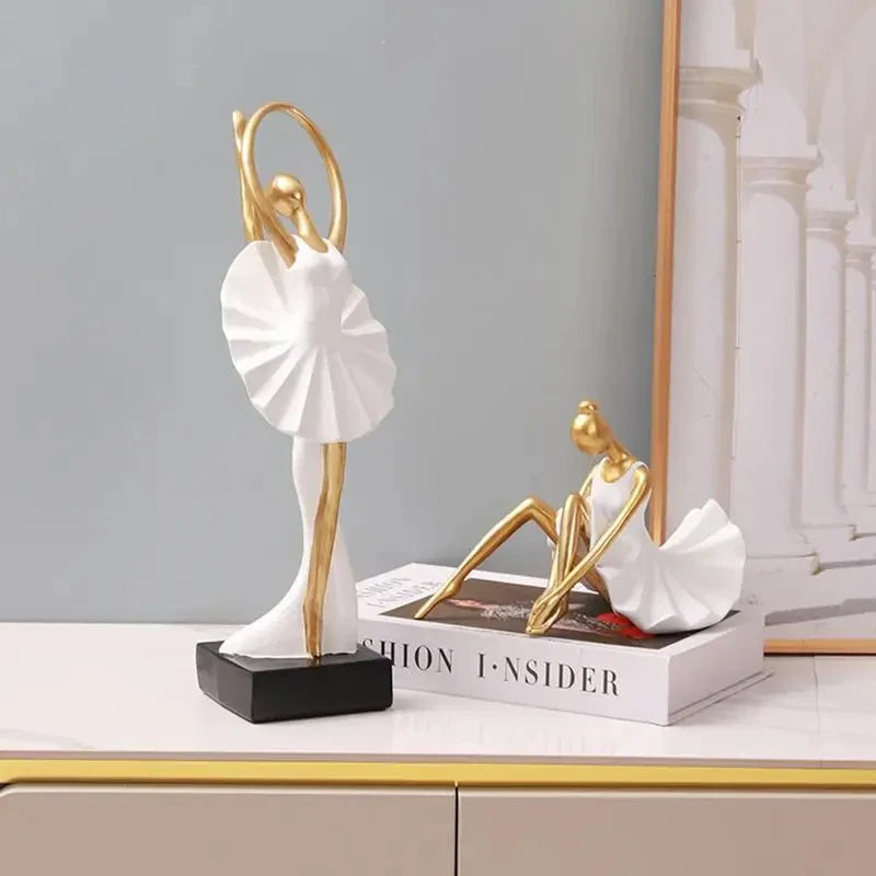 Nordic Style Ballet Dancer Sculpture