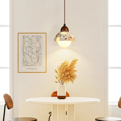 Terrazzo Stone Pendant Light