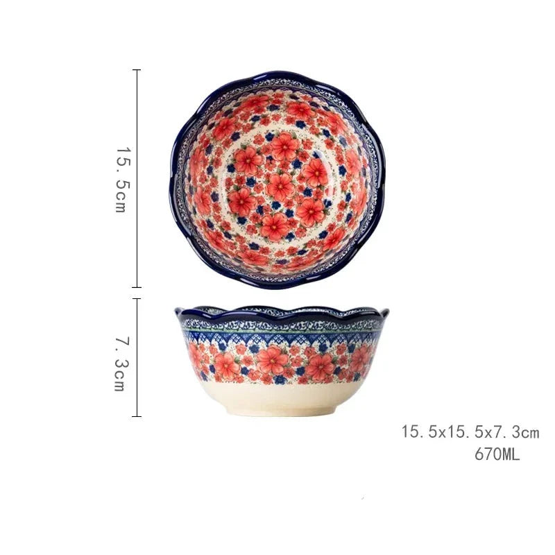 Cherry Blossom Ceramic Bowls