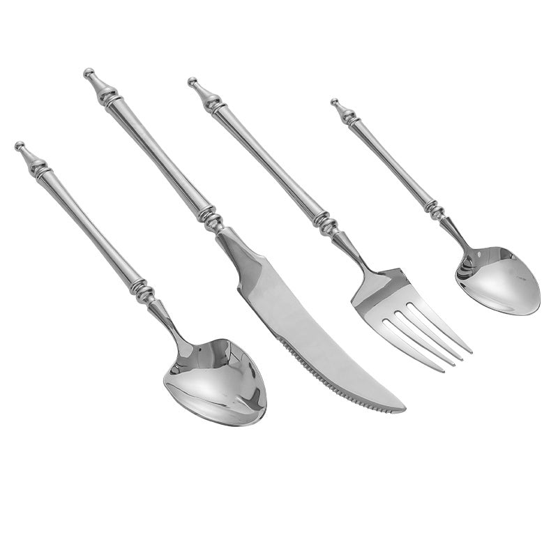 Xena Silver Stainless Steel Cutlery Set